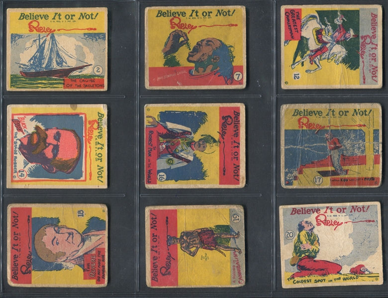 R21 Wolverine Believe it or Not Lot of (9) Cards