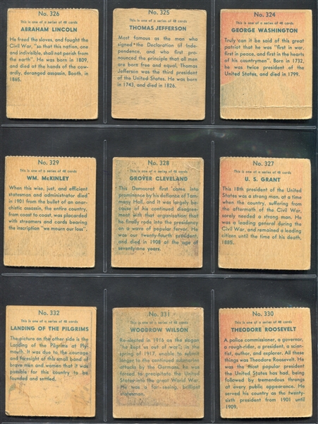 R129 Series of 48 American History Partial Set (29/48) 