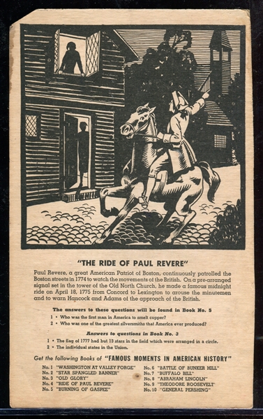 R46 Uncle Sam Pops Famous Moments in American History #4 Ride of Paul Revere