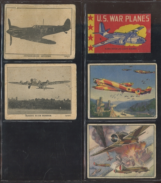 Mixed Lot of (5) Aviation-Themed Cards