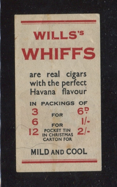 Will's Cut Golden Bar Tobacco Coupon