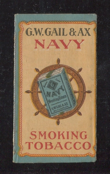 G.W. Gail & Ax Navy Smoking Tobacco Rolling Papers