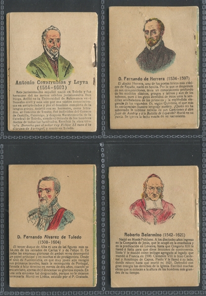 Interesting Spanish Language Famous Men Booklets Lot of (4)