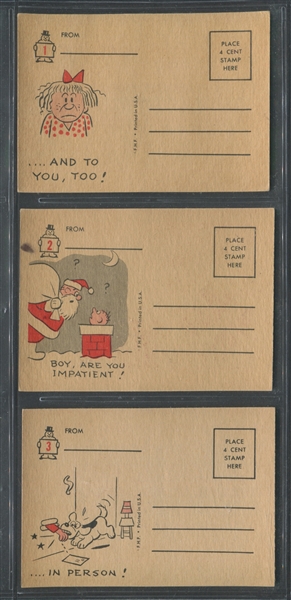 1966 Fleer Yule Laff Complete Set of (66) Cards
