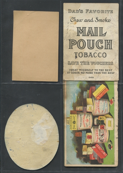 Vintage Tobacco Ephemera Lot of (31) Pieces with Trade Cards, Cigar Labels and More