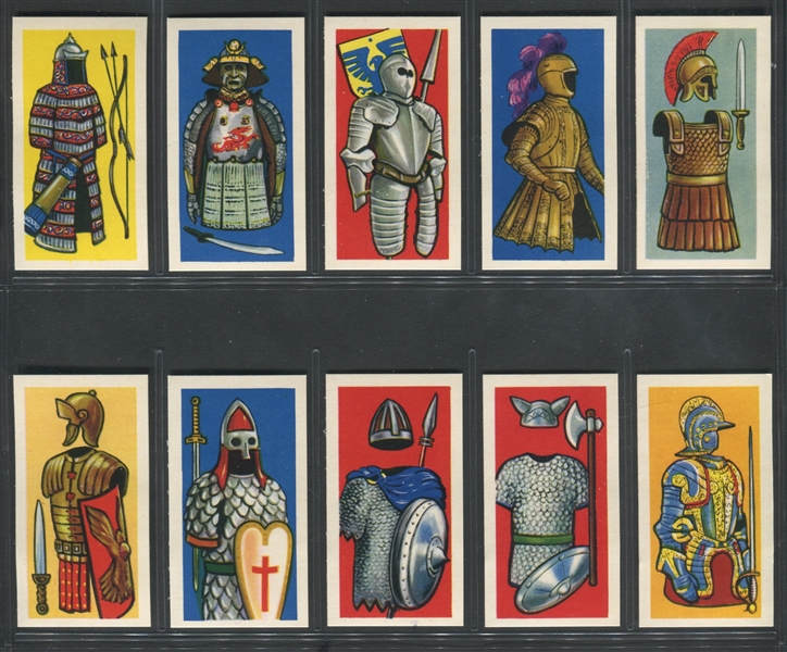 1961 Cadet Sweets Arms and Armour Complete Set of (25) Cards