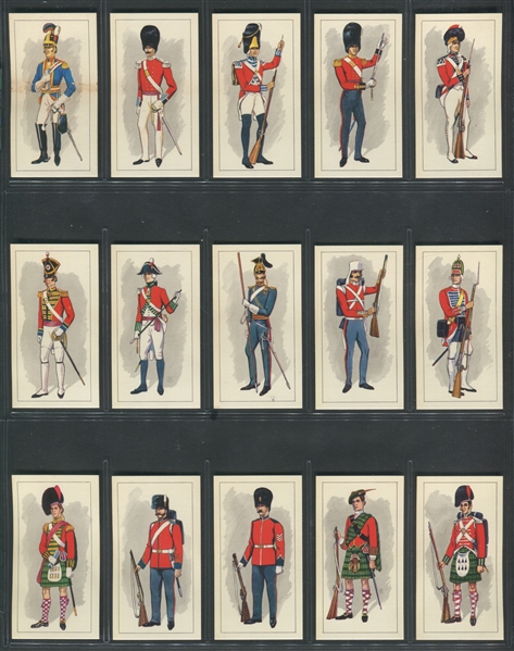 1966 Rington's Regimental Uniforms of the Past Complete Set of (25) Cards
