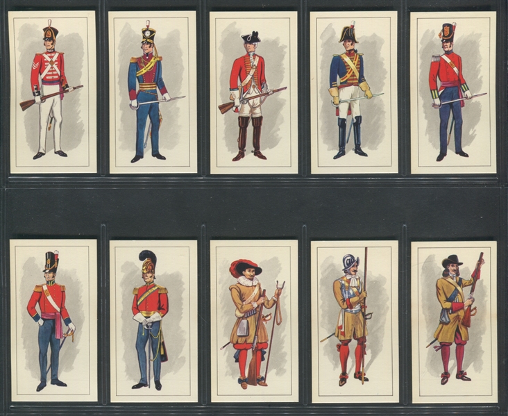 1966 Rington's Regimental Uniforms of the Past Complete Set of (25) Cards