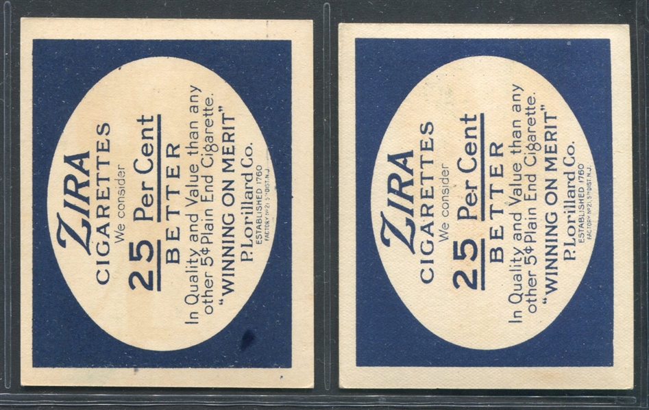 T105 Zira Cigarettes Standard Bearers Lot of (11) Cards