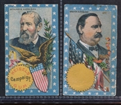 E181 Heisels Campaign Gum Lot of (2) Cards