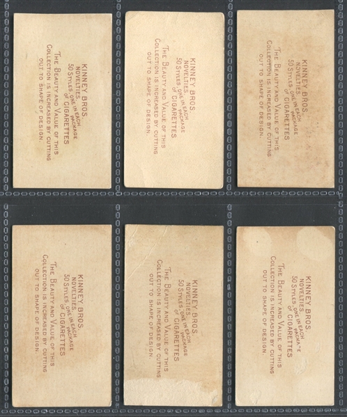 N228-5 Kinney Novelties Lot of (6) Cards