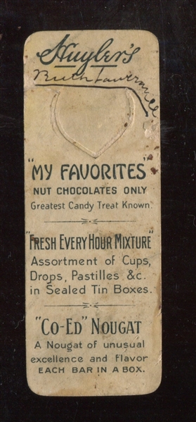 Interesting Huyler's Chocolates Robert Fulton Bookmark