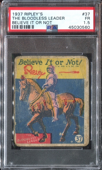 R21 Wolverine Gum Believe it or Not #37 The Bloodless Leader PSA1.5 Fair (High Series)
