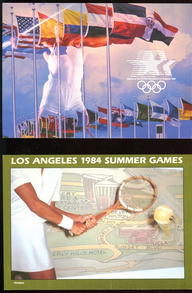 Lot of (25) 1984 Los Angeles Olympics Oversized Postcards