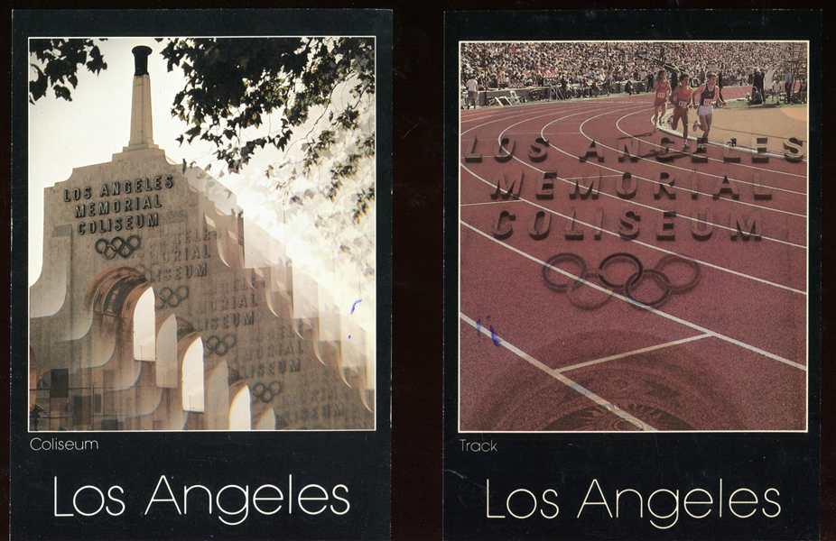 Lot of (13) 1984 Los Angeles Olympics Postcards From a Series
