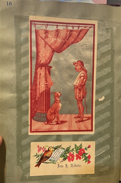 Vintage Small Format Victorian Scrapbook