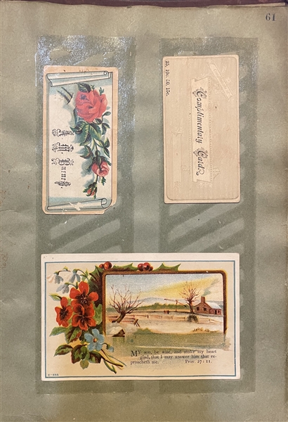 Vintage Small Format Victorian Scrapbook