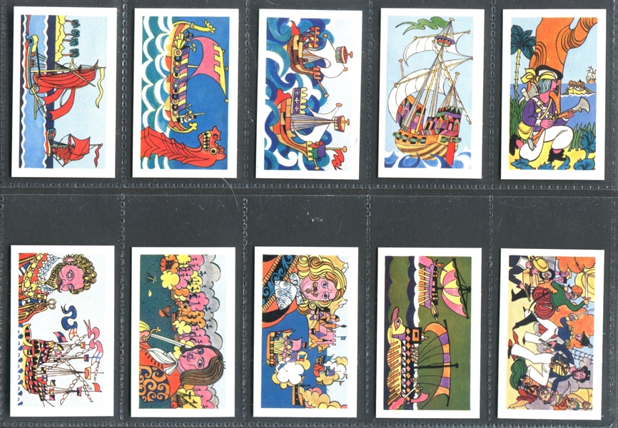 1967 Findus All About Pirates Complete Set of (20) Cards