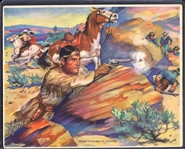 R83A Gum Inc Lone Ranger Premium - Tonto Fights Off the Troupers