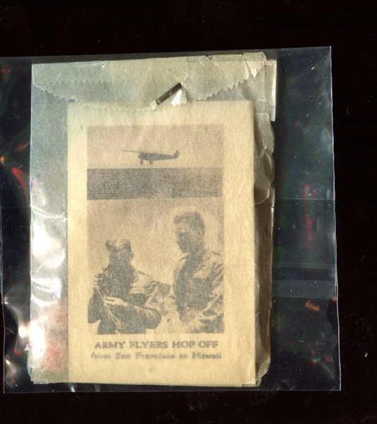 1928 Star Player Candy Unopened Pack with Army Flyers Hop Off Card Showing