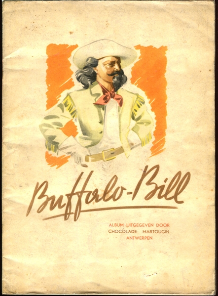 Fantastic Belgian Buffalo Bill Album Complete with Stamps Inside