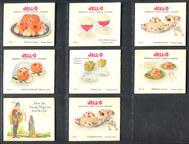 F216 Jello Recipe Booklets Lot of (8)