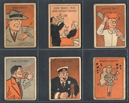 D94-6 Dick Tracy Complete Set of (20) Regular and Fingerprint Cards With Extra Advertising Card
