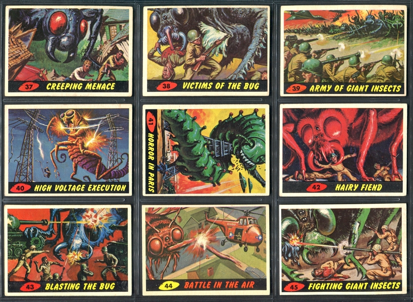 1962 Topps Mars Attacks Complete Set of (55) Cards