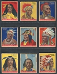R773 Goudey Indian Gum Near Complete Set of (83/96) Cards