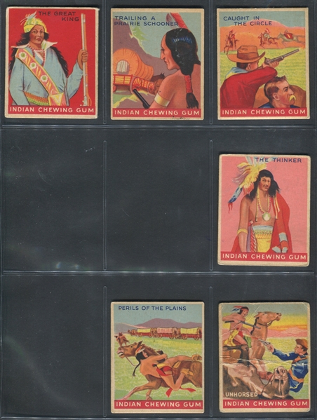 R773 Goudey Indian Gum Near Complete Set of (83/96) Cards