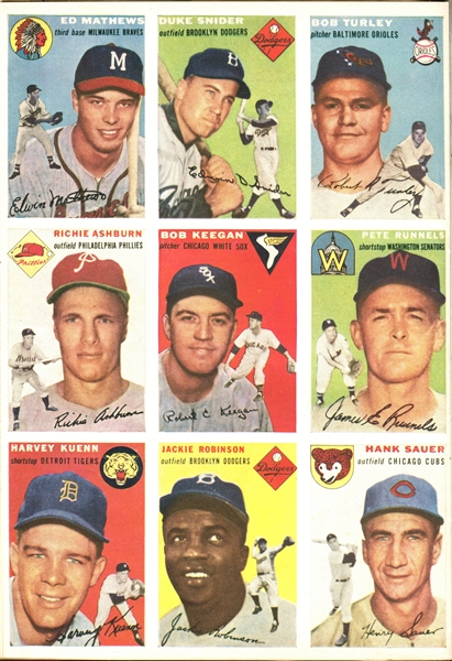 1954 Sports Illustrated First Issue with All Baseball Cards