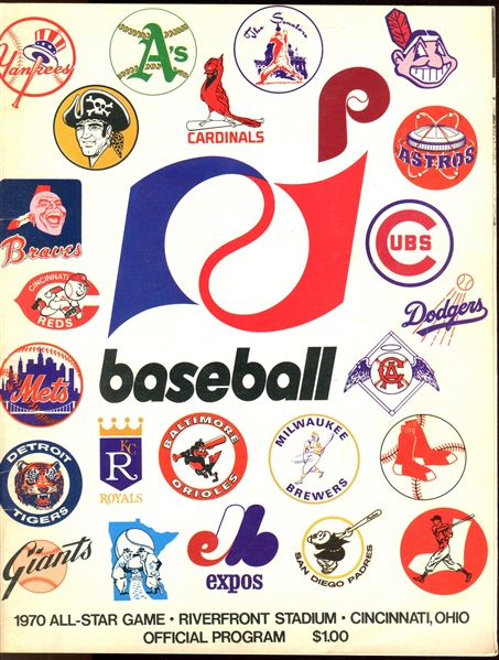 1970 All-Star Program from Cincinnati