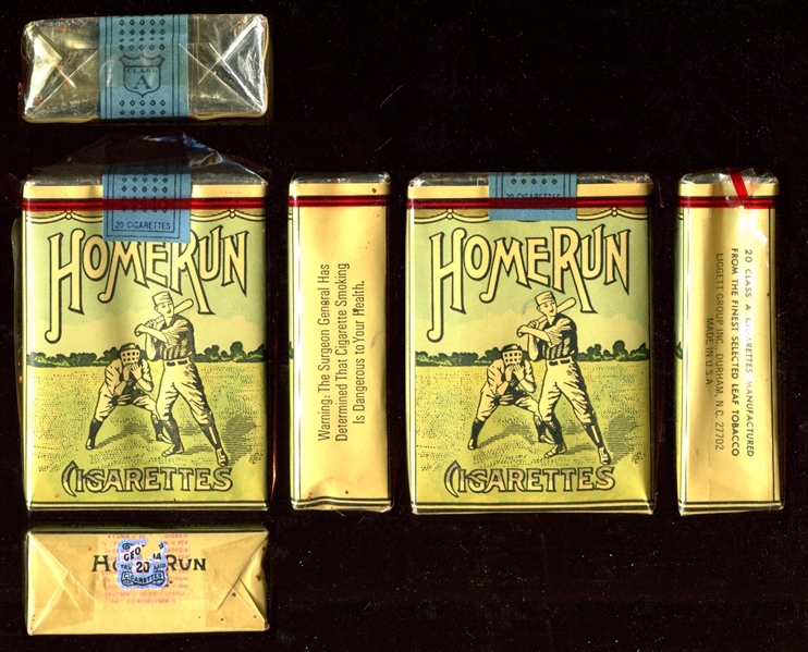 Vintage 1930's Home Run Unopened Cigarette Package