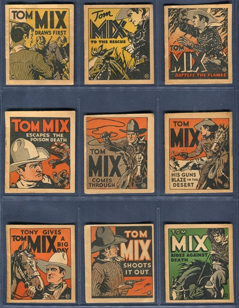 R151 National Chicle Tom Mix Booklets Lot of (23) Booklets