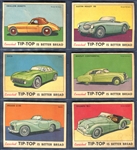 D94-5 Tip Top Bread Sports Cars Lot of (6) Cards