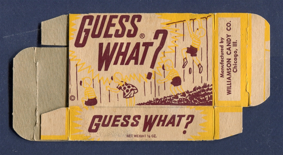 R776 Williamson Candy Guess What Full Candy Box Yellow and Brown - Circle Puzzle