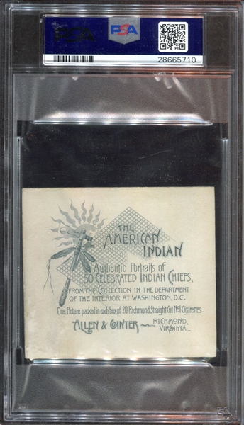 N36 Allen & Ginter American Indians - King of the Crows PSA3 VG