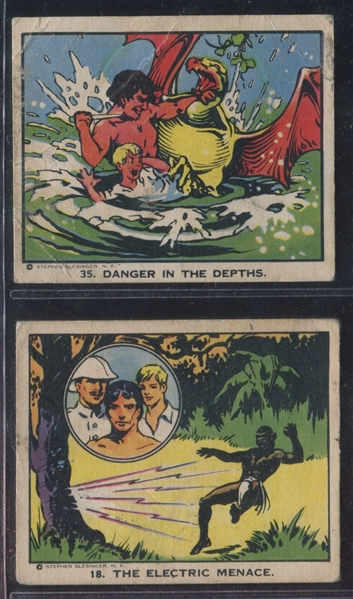 R147 Schutter-Johnson Tarzan and the Crystal Vault of Isis Lot of (2) Cards
