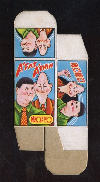 Interesting 1960's Asian Laurel and Hardy Possible Candy Box