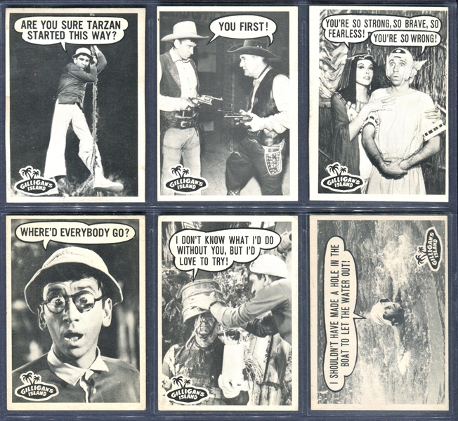 1965 Topps Gilligan's Island Lot of (6) Different Cards