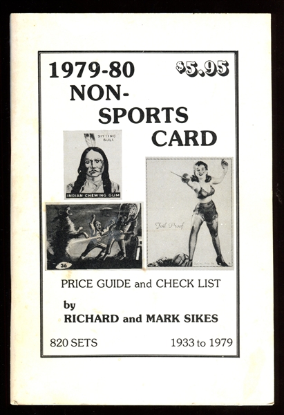 Hobby Archaeology: 1979-80 Dick Sykes Non-Sports Card Price Guide