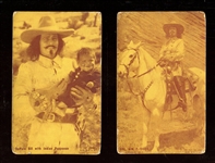 1920s Exhibit Lot of (2) Different Buffalo Bill Cards