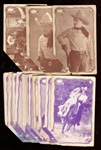 1920s Tom Mix "Rope Border" Exhibit Lot of (20) Cards