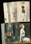 1920s Exhibit Multi-Color "Bathing Beauties" Lot of (16)