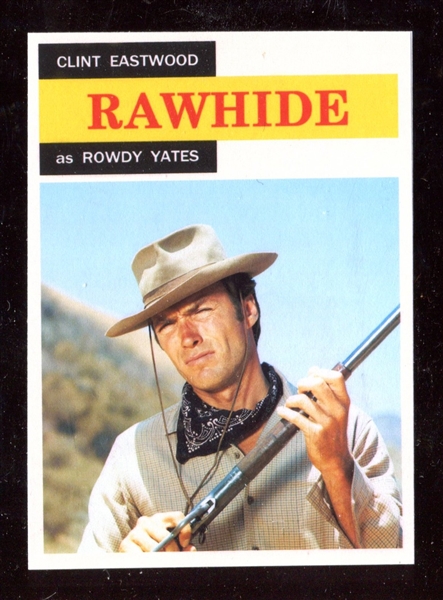 1958 Topps “TV Westerns” #77 Clint Eastwood Rawhide NM-MT ***LEMKE CARD***