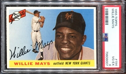 1955 Topps Willie Mays #194 PSA4 VGEX