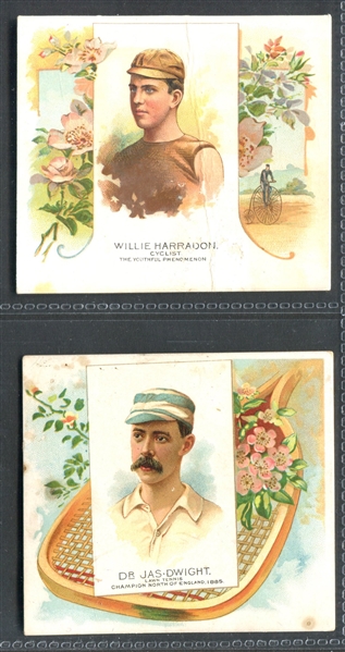 N43 Allen & Ginter Champions Lot of (6) Cards 