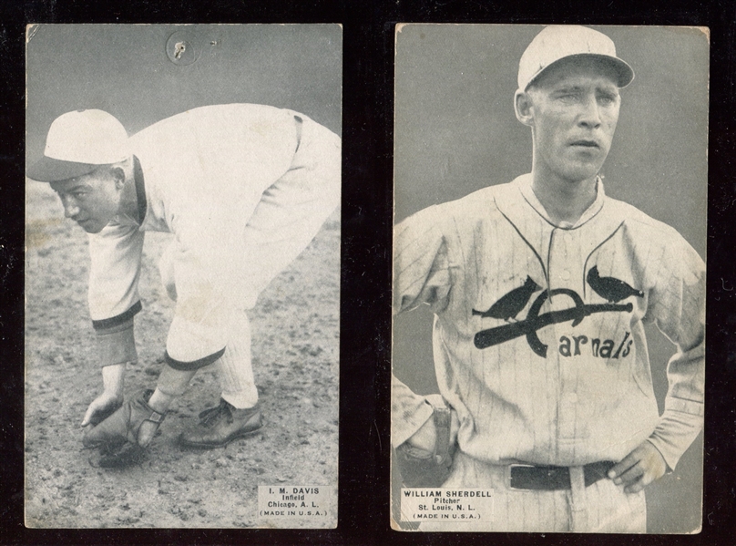 1925 Exhibit Baseball Lot of (5) Cards