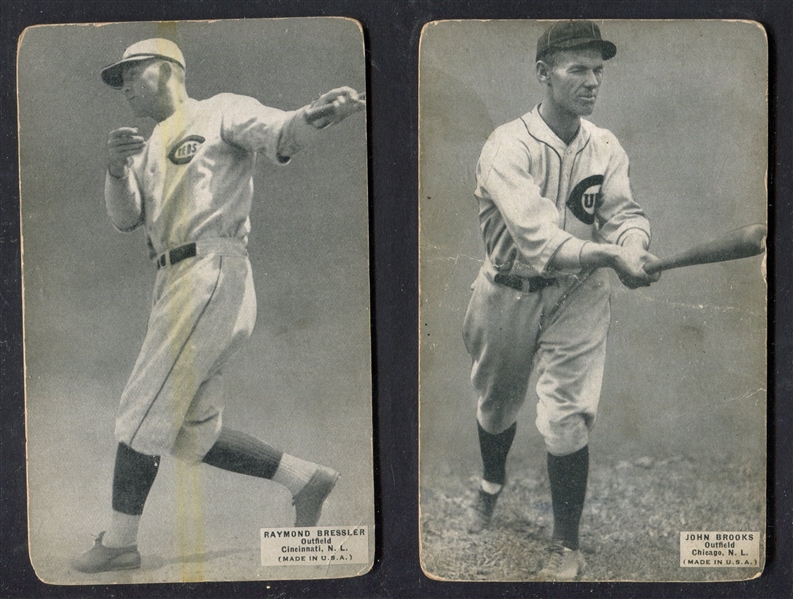 1925 Exhibit Baseball Lot of (5) Cards