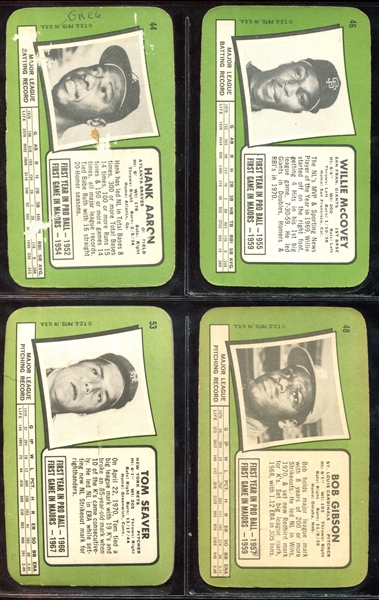 1971 Topps Supers Lot of (47) Cards